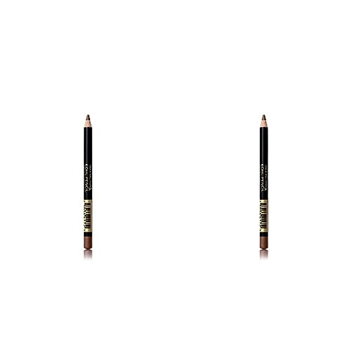 Max Factor Kohl Kajal Taupe 40 – Taupefarbener Kajal perfekt für Smokey Eyes – Lidstrich auftragen leicht gemacht – 1 x 4 ml (Packung mit 2) von Max Factor