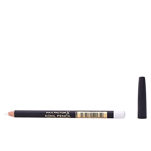 Max Factor Kohl Kajal Weiss 10 – Weißer Kajal perfekt für Smokey Eyes – Lidstrich auftragen leicht gemacht – 1 x 4 ml von Max Factor