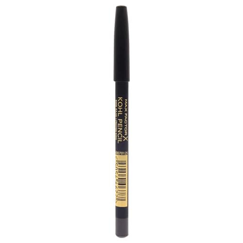 Max Factor Kohl Kajal Charcoal Grey 50 – Grauer Kajal perfekt für Smokey Eyes – Lidstrich auftragen leicht gemacht – 1 x 4 ml | 4 ml (1er Pack) von Max Factor