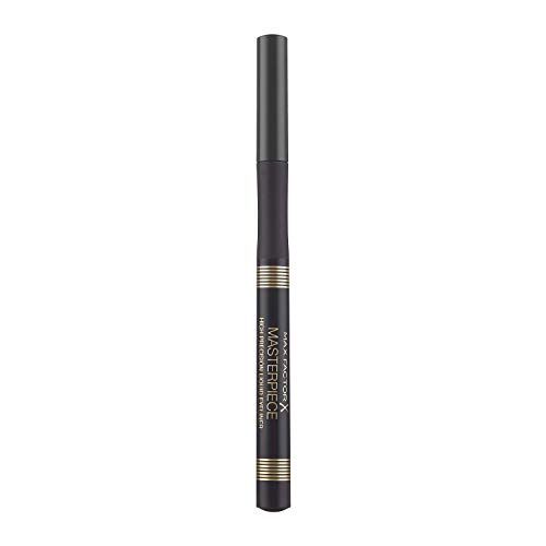 Max Factor Masterpiece High Precision Liquid Eyeliner Charcoal 02 – Flüssig Eyeliner Schwarz – Präzises Auftragen für das perfekte Cat Eye – 1 x 1 g von Max Factor