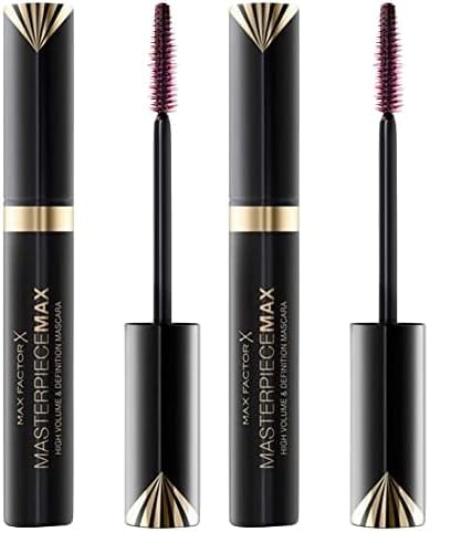 Max Factor Masterpiece Max Mascara Braun/Schwarz – Langanhaltende Wimperntusche für Definition und Volumen – 1 x 7.2 ml, 7.2ml (2er pack) von Max Factor