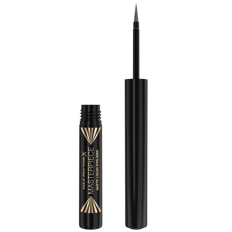 Max Factor Masterpiece Waterproof Matte Liquid Eyeliner 1.7ml (Various Shades) - Charcoal von Max Factor