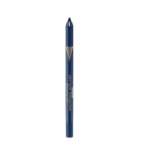 Max Factor Masterpiece Wow Liner, wasserfester, veganer Eyeliner mit 24 Stunden Halt und hochkonzentrierten Wow-Pigmenten, Fb. 500 Dark Navy von Max Factor