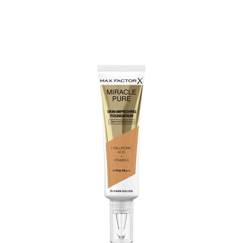 Max Factor Miracle Pure Skin Improving Foundation 30ml (Various Shades) - Warm Golden von Max Factor