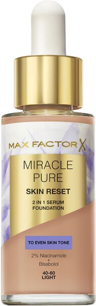 Max Factor Miracle Pure Skin Reset Foundation 30 ml 40-60 light Max Factor Miracle Pure Skin Reset Foundation 30 ml 40-60 light von Max Factor