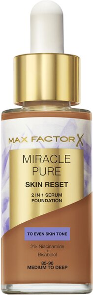Max Factor Miracle Pure Skin Reset Foundation 30 ml 85-90 medium to deep Max Factor Miracle Pure Skin Reset Foundation 30 ml 85-90 medium to deep von Max Factor