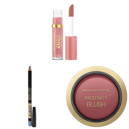 Max Factor: For a flush of colour: kohl kajal, lip glaze, facefinity blush von Max Factor