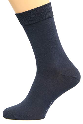 10 Paar Diabetikersocken von Lindner Socken Qualität seit 1921 (48-50, blau) von Max Lindner