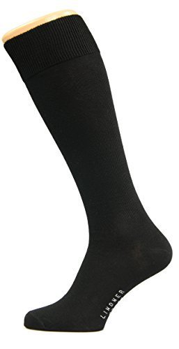 Max Lindner 10 Paar Kniestrümpfe (39-41, schwarz) von LINDNER socks