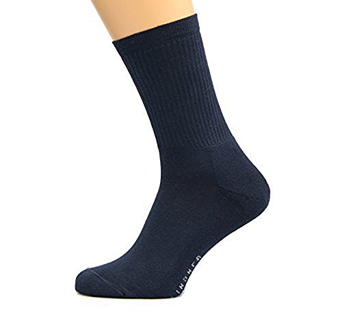 Max Lindner Sportsocken – Atmungsaktive Baumwollsocken mit Voll-Plüsch-Sohle, Arbeitssocken & Sportsocken für Damen & Herren, Crew Lang (Gr. 36-50) – Made in Germany von Max Lindner