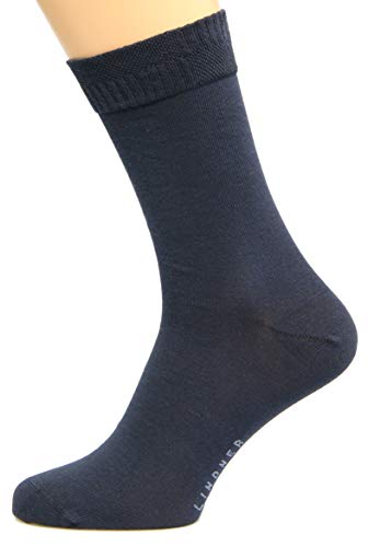 Max Lindner 10 Paar hochwertige Diabetikersocken (socken ohne Gummi) Socken Qualität seit 1921 (42-44, dunkelblau) von Max Lindner