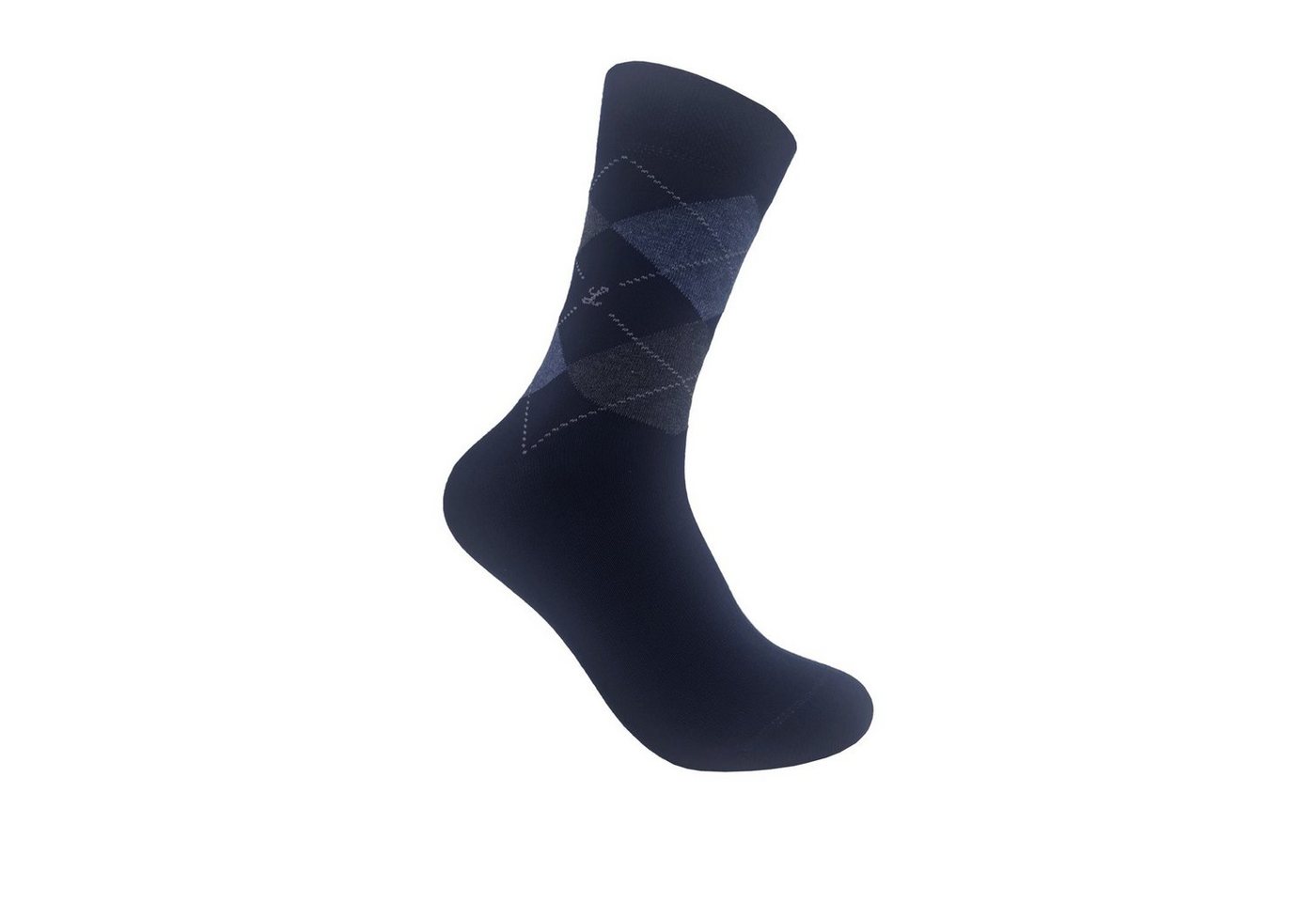 Max Lindner Businesssocken Markensocken aus hochwertiger Baumwolle für Damen und Herren (unifarbend und gemustert, 1-Paar) atmungsaktiv und hautfreundlich von Max Lindner