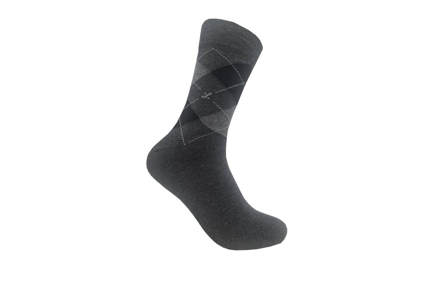 Max Lindner Businesssocken Markensocken aus hochwertiger Baumwolle für Damen und Herren (unifarbend und gemustert, 1-Paar) atmungsaktiv und hautfreundlich von Max Lindner