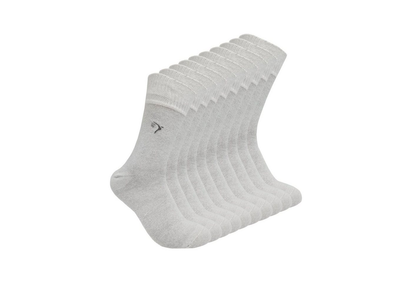 Max Lindner Diabetikersocken, Silbersocken, Antibakterielle Socken mit 10 % Silbergarn (10-Paar) Komfortbund (ohne Gummi) von Max Lindner