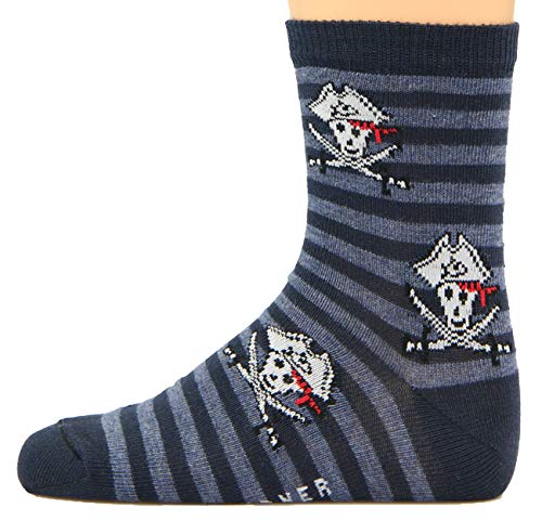 Max Lindner Kindersocken Material: 95% Baumwolle 5% Elasthan (31-34, Pirat blau) von Max Lindner