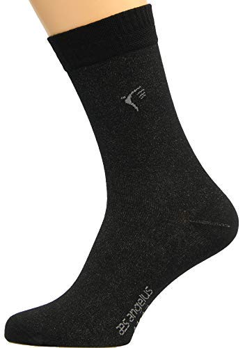 Max Lindner Silbersocken für Diabteiker geeignet 10 er Pack (41-43, schwarz) von Max Lindner