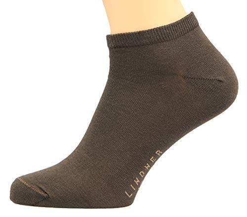 Sneaker Socken 3 er Pack (45-47, braun) von Max Lindner