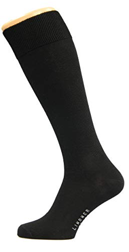 Max Lindner Socken Kniestrümpfe schwarz Größe 45, 46, 47-5erPack von LINDNER socks
