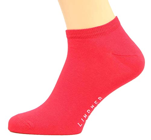 Max Lindner Socken Sneaker-Socken rot Größe 35, 36, 37, 38 (3 Paar) von Max Lindner