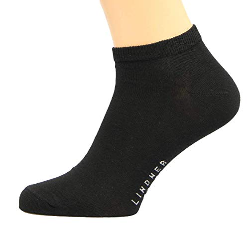 Max Lindner Socken Sneaker- Socken schwarz Größe 45, 46, 47-5erPack (15 Stück) von Max Lindner