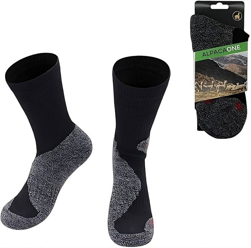 Max Lindner Wandersocken Alpaka Wander Socken Damen & Herren – 1 Paar, atmungsaktiv & weich von Max Lindner