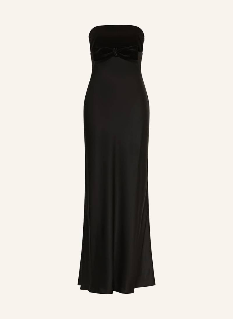 Max Mara Studio Abendkleid Baia Aus Satin schwarz von Max Mara STUDIO