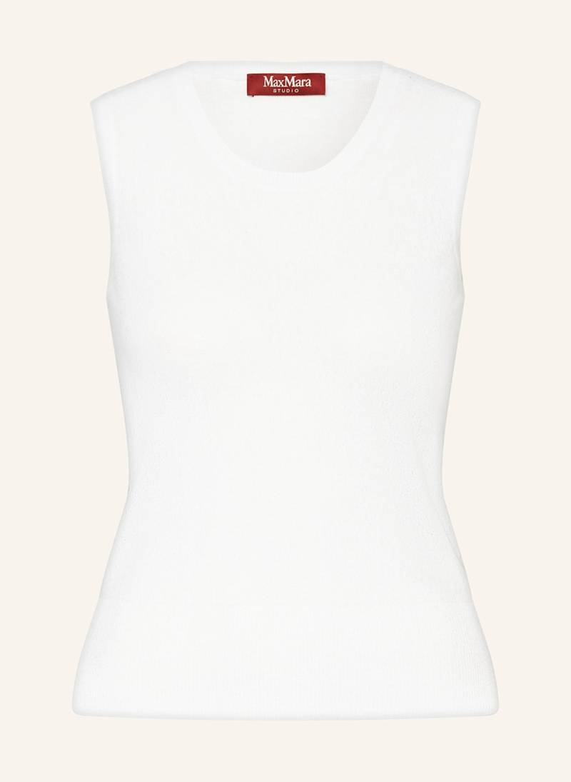 Max Mara Studio Stricktop Pedone weiss von Max Mara STUDIO