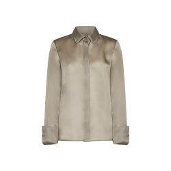 Max Mara Sfilata Khaki Seidenbluse Für Damen von Max Mara Sfilata