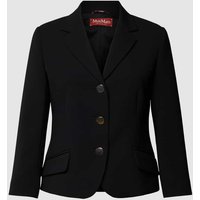 Max Mara Studio Blazer mit Pattentaschen Modell 'CANCAN' in Black, Größe 38 von Max Mara Studio