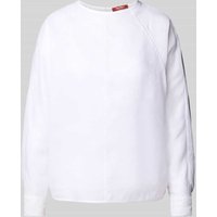 Max Mara Studio Bluse mit Rundhalsausschnitt Modell 'EDILE' in Weiss, Größe 42 von Max Mara Studio