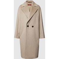 Max Mara Studio Mantel aus Kaschmir-Mix mit Reverskragen Modell 'KARIM' in Beige, Größe 42 von Max Mara Studio