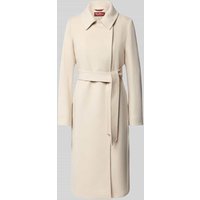 Max Mara Studio Regular Fit Robenmantel aus reiner Schurwolle Modell 'BCOLLAG' in Beige, Größe 34 Max Mara Studio Regular Fit Robenmantel aus reiner Schurwolle Modell 'BCOLLAG' in Beige, Größe 34 von Max Mara Studio
