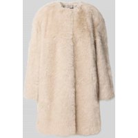 Max Mara Studio Regular Fit Webpelzmantel mit Viskose-Anteil Modell 'EROS' in Beige, Größe 34 Max Mara Studio Regular Fit Webpelzmantel mit Viskose-Anteil Modell 'EROS' in Beige, Größe 34 von Max Mara Studio