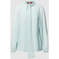 Max Mara Studio Schluppenbluse mit elastischen Ärmelabschlüssen Modell 'FASCINO' in Mint, Größe 38 von Max Mara Studio