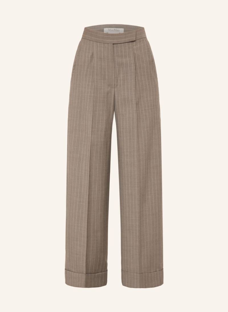 Max Mara Culotte Mxmmanetta braun von Max Mara