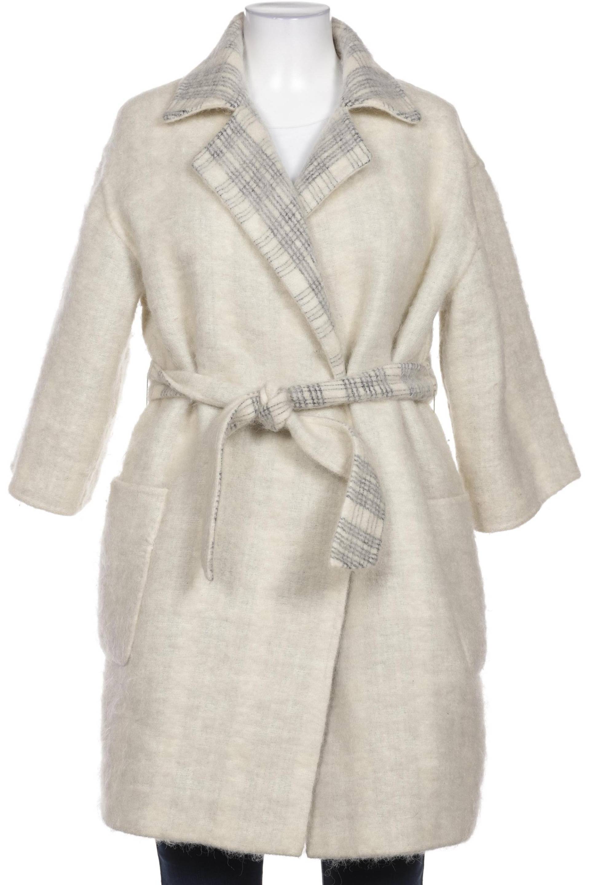 Max Mara Damen Mantel, cremeweiß, Gr. 48 von Max Mara