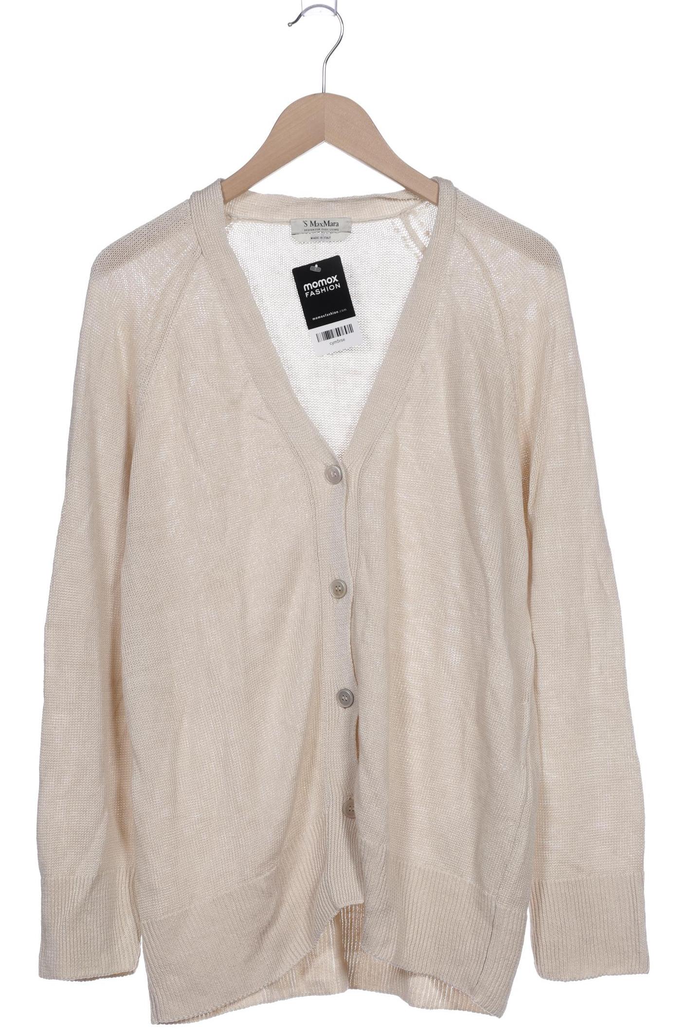 Max Mara Damen Strickjacke, beige, Gr. 42 von Max Mara