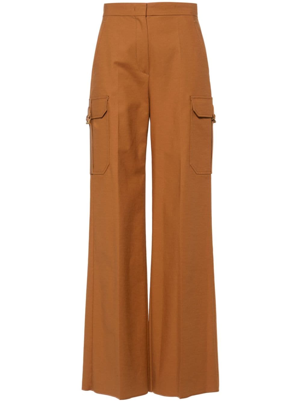 Max Mara Edda Hose mit Logo-Stickerei - Braun von Max Mara