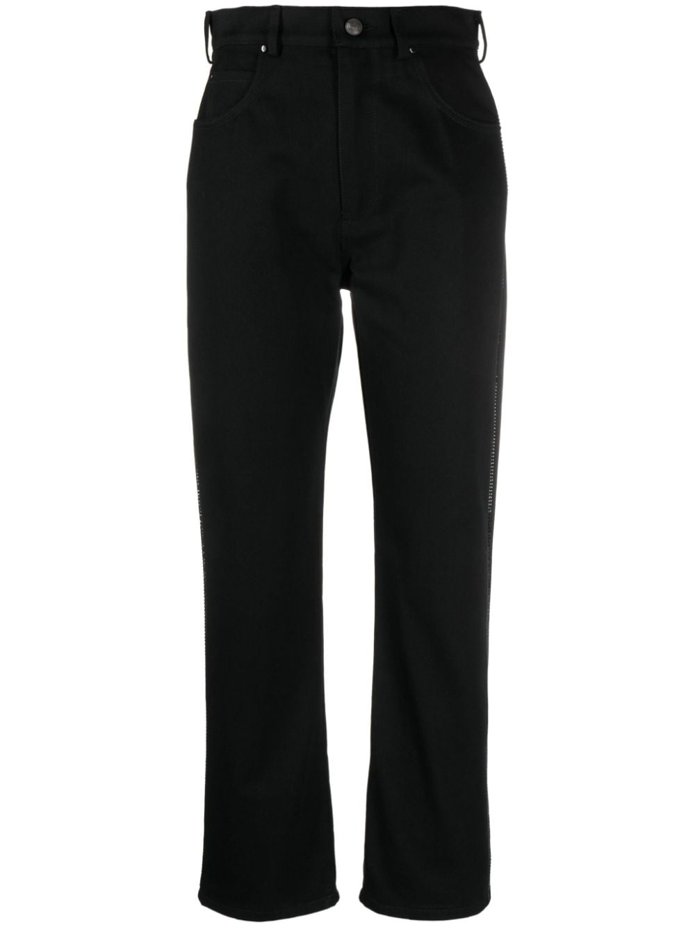 Max Mara Gerade High-Rise-Jeans - Schwarz von Max Mara