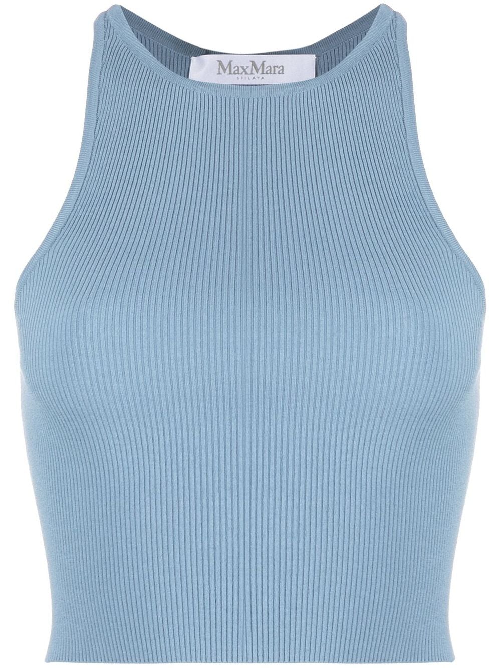 Max Mara Gestricktes Tanktop - Blau von Max Mara