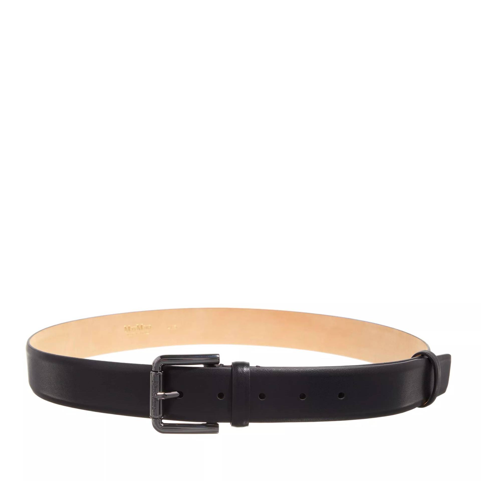 Max Mara Gürtel - Classicbelt35 - Gr. XS - in Schwarz - für Damen von Max Mara