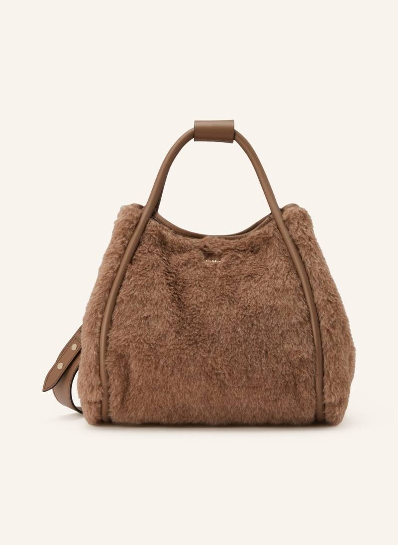 Max Mara Handtasche Marine braun von Max Mara