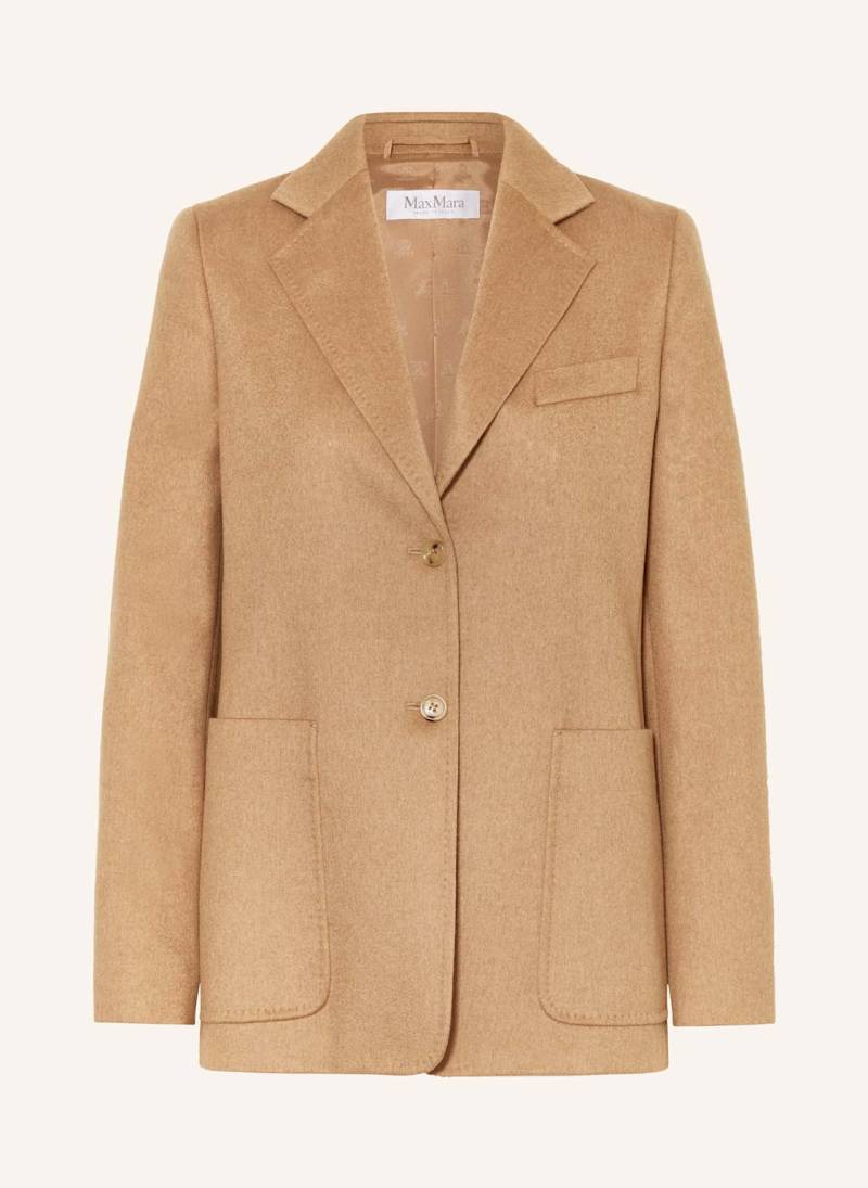 Max Mara Kamelhaar-Blazer Belluno braun von Max Mara