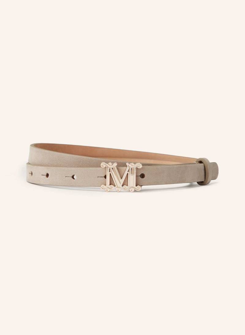 Max Mara Ledergürtel Mgraziata beige von Max Mara