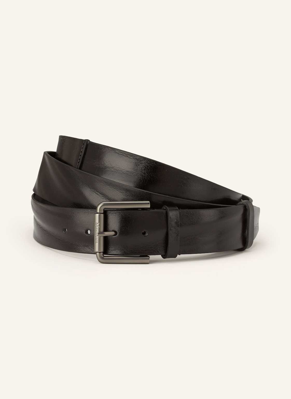 Max Mara Ledergürtel buckle40xlong schwarz von Max Mara