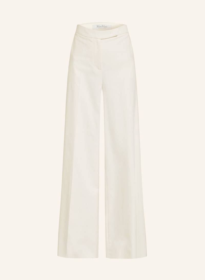 Max Mara Marlenehose Finish weiss von Max Mara