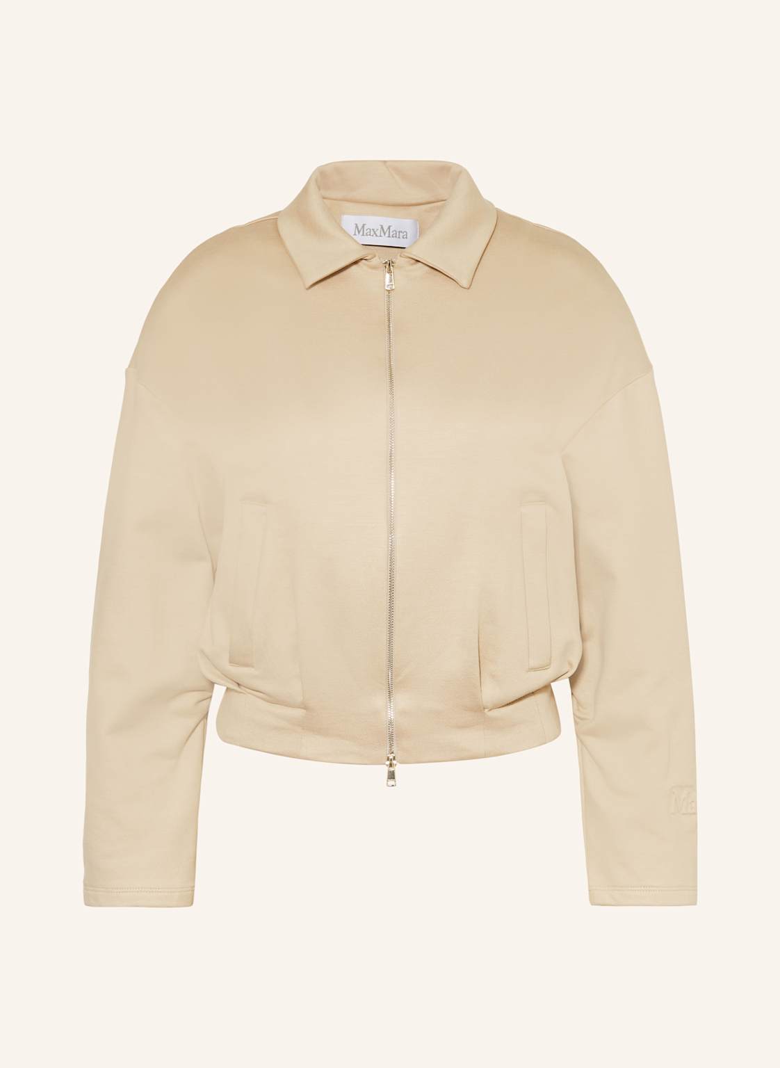 Max Mara Sweatjacke Argenta Mit Seide braun von Max Mara