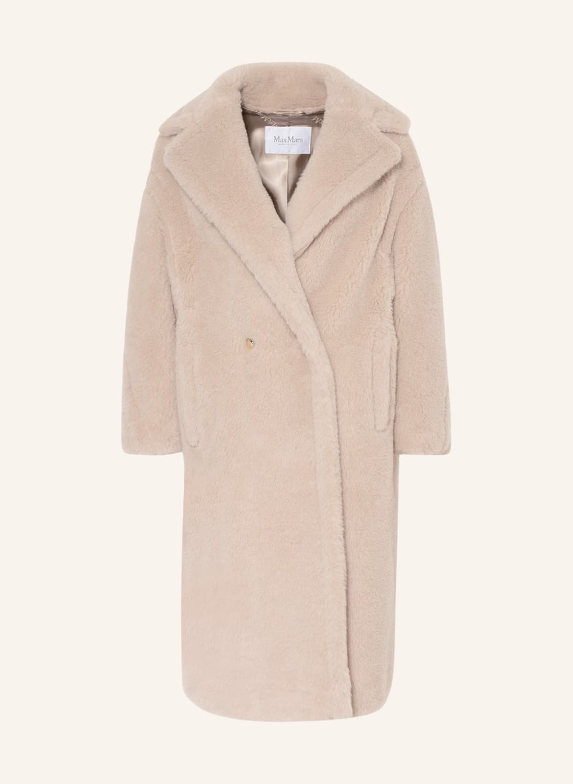 Max Mara Teddyfell-Mantel Tedgirl Mit Alpaka beige von Max Mara