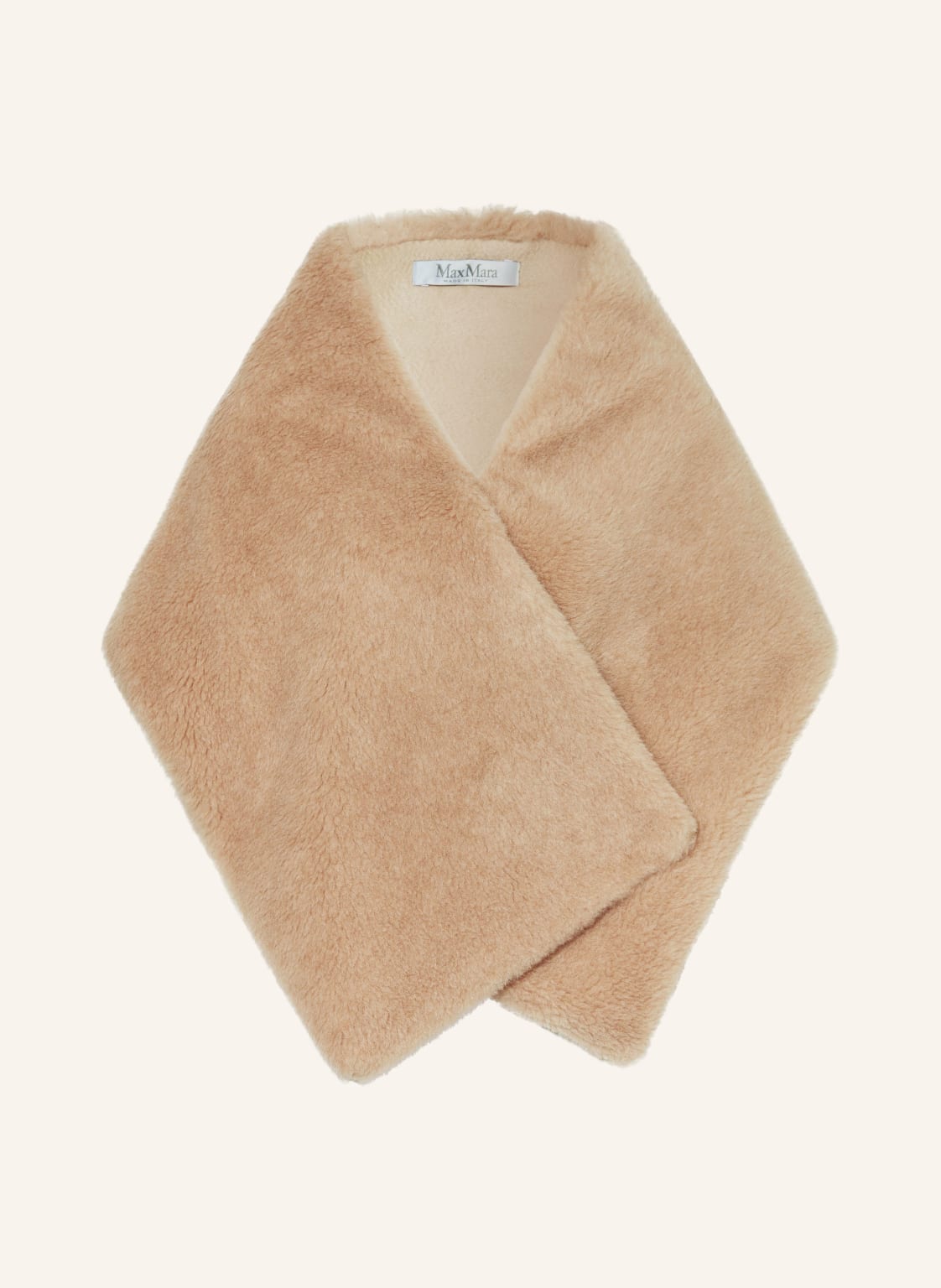 Max Mara Teddyfell-Stola Lauto Mit Alpaka beige von Max Mara