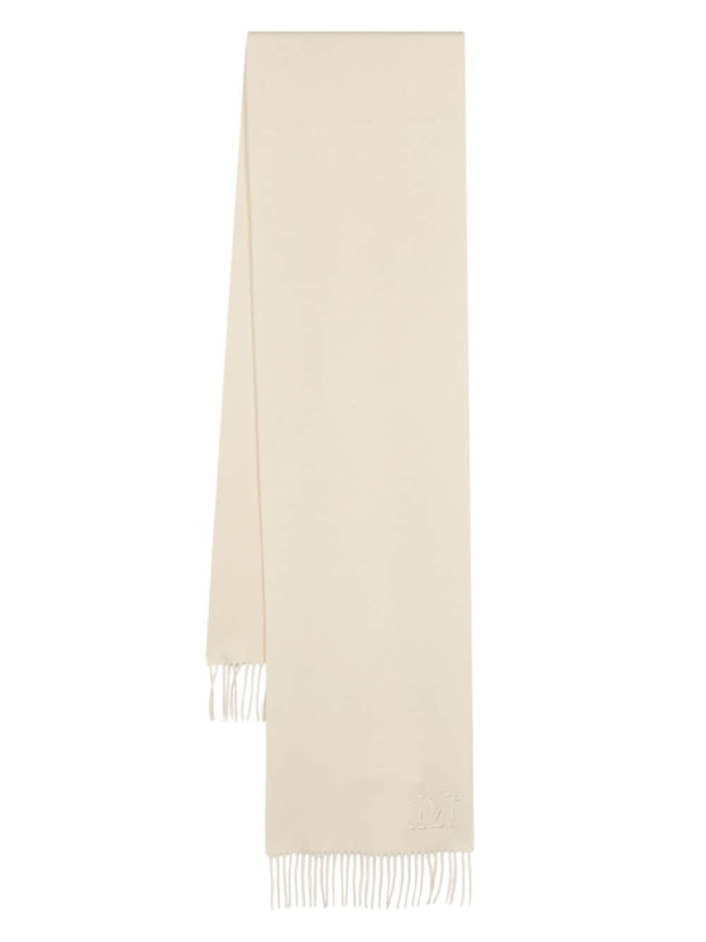 Max Mara cashmere fringed scarf - Nude von Max Mara